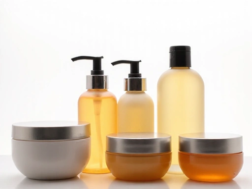 Collection of facial cleansers for different skin types